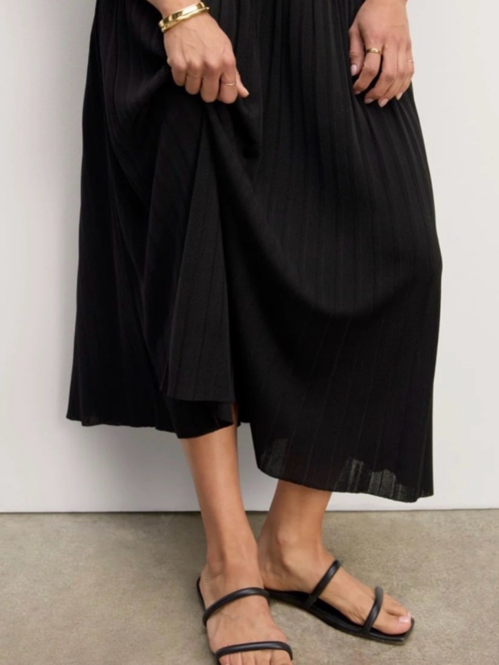 NWT Everlane Black Maxi Skirt